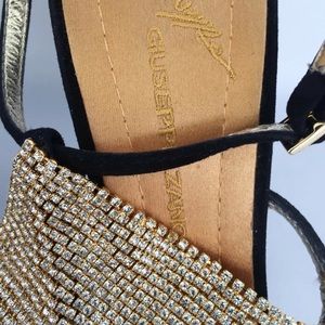 Vicini by Giuseppe Zanotti Jeweled Sandals Sz 7.5